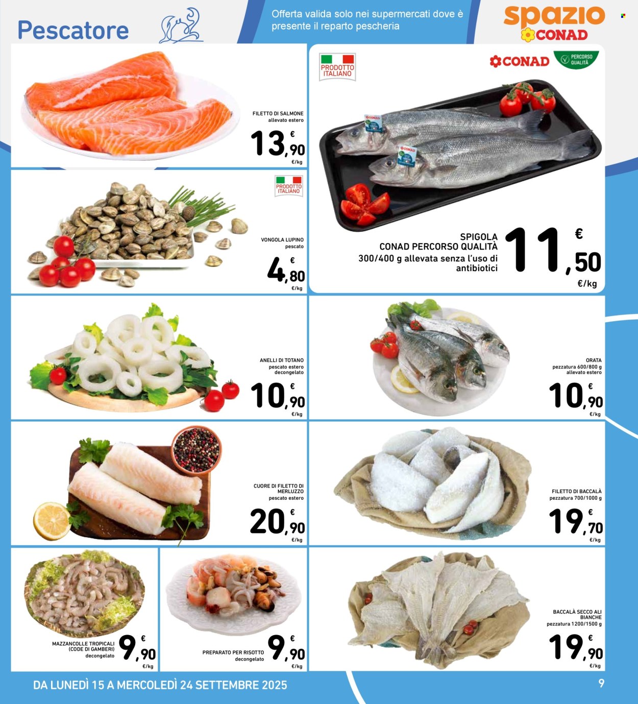 Volantino Spazio Conad - 15/9/2025 - 24/9/2025. Pagina 9