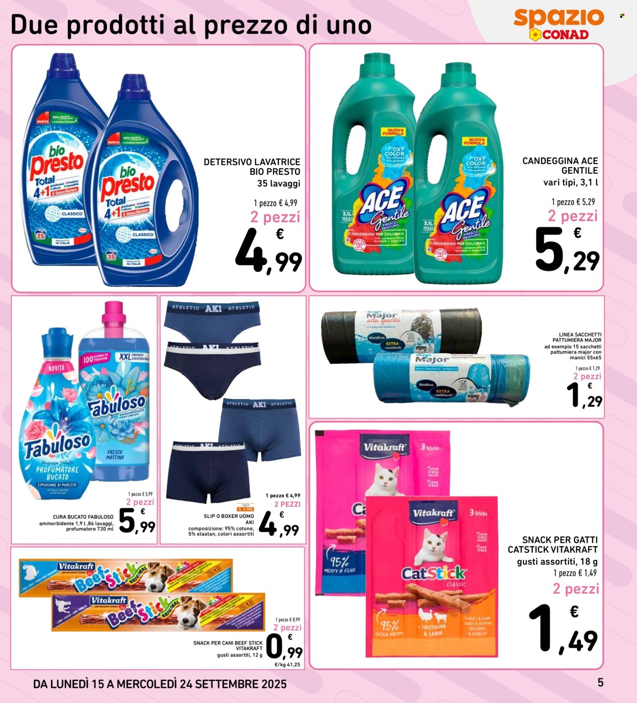 Volantino Spazio Conad - 15/9/2025 - 24/9/2025. Pagina 5
