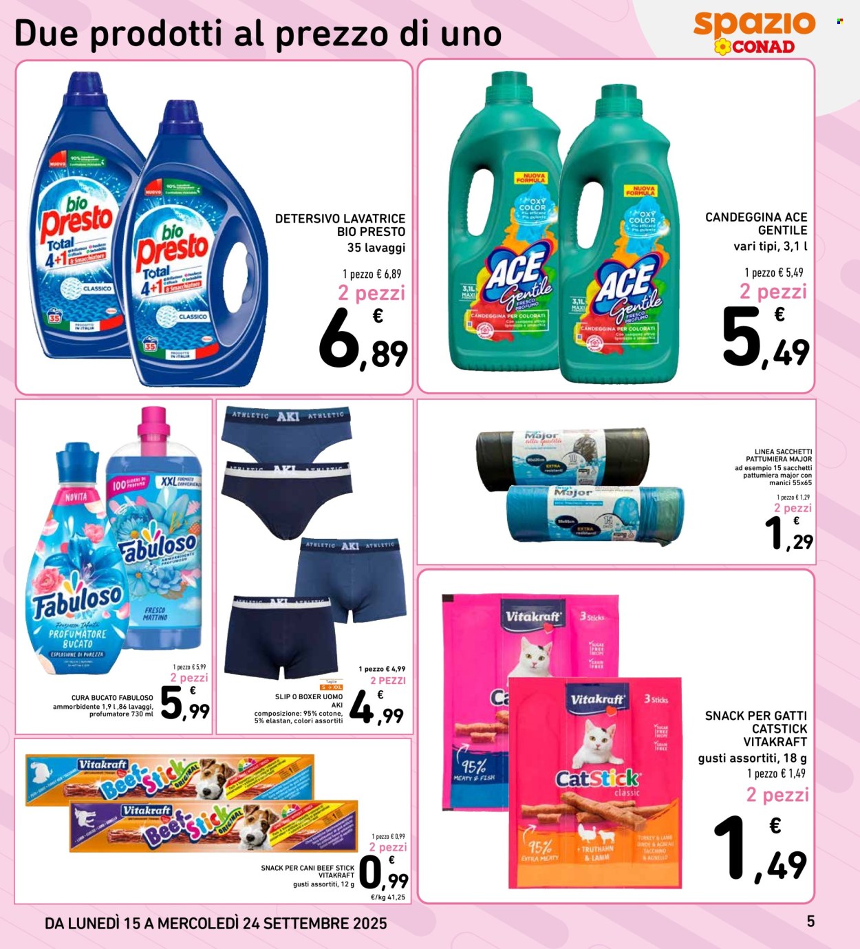 Volantino Spazio Conad - 15/9/2025 - 24/9/2025. Pagina 5