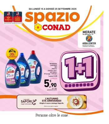 Volantino Spazio Conad - 15/9/2025 - 25/9/2025.