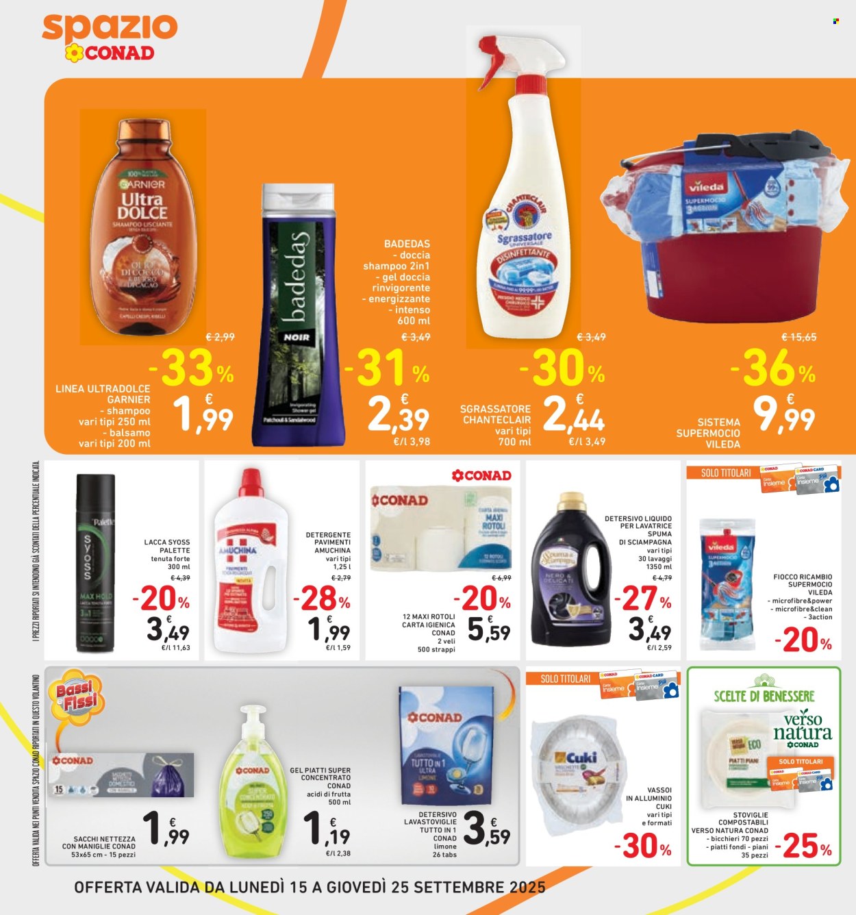Volantino Spazio Conad - 15/9/2025 - 25/9/2025. Pagina 38