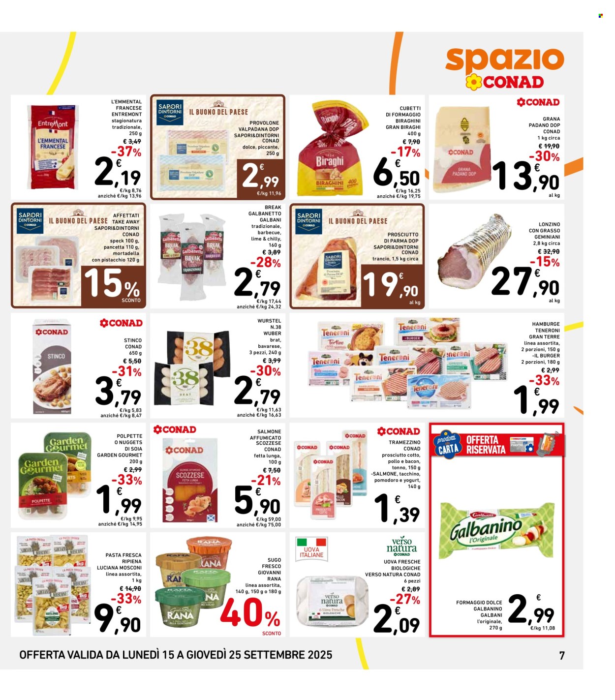 Volantino Spazio Conad - 15/9/2025 - 25/9/2025. Pagina 7