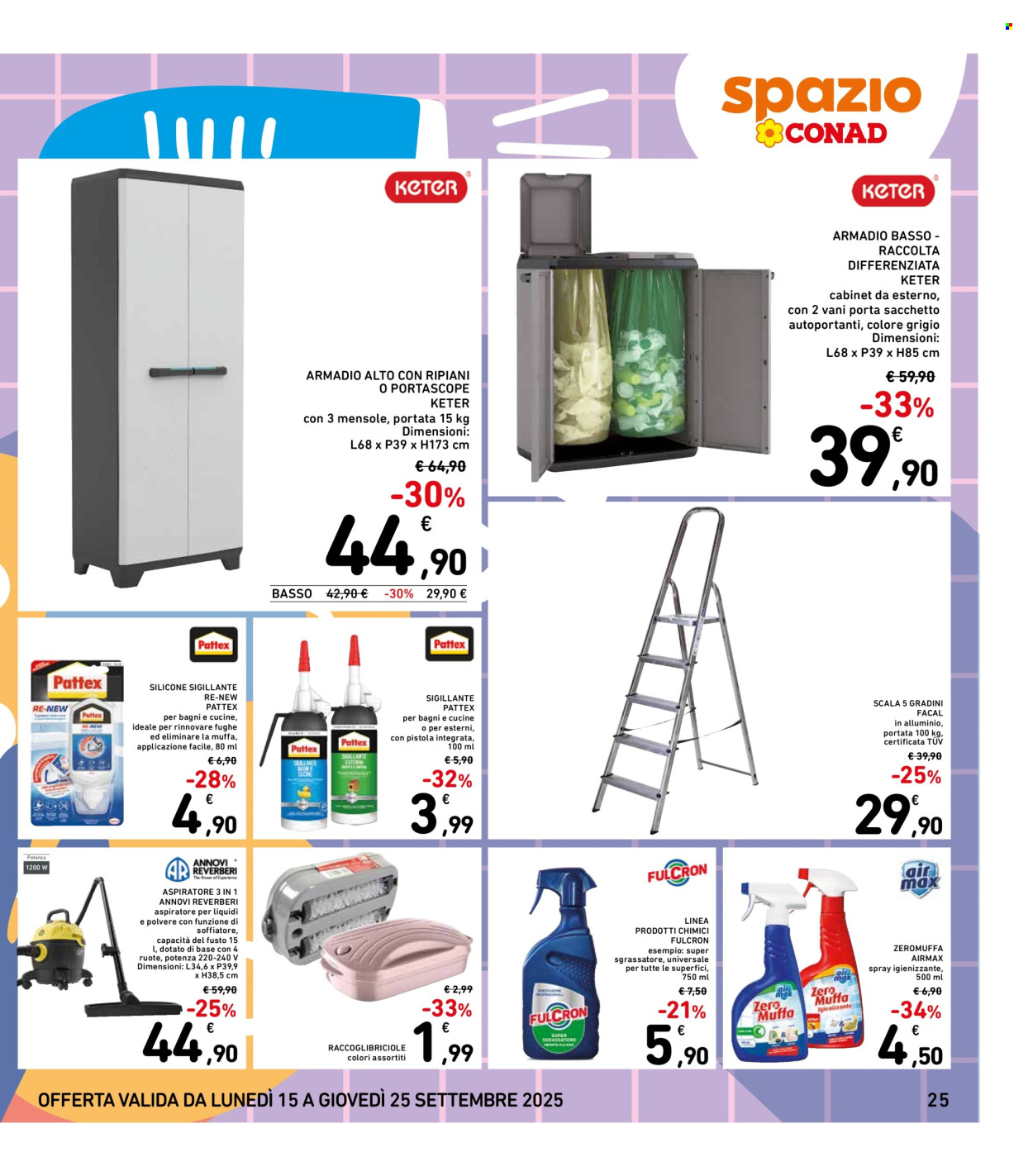 Volantino Spazio Conad - 15/9/2025 - 25/9/2025. Pagina 25
