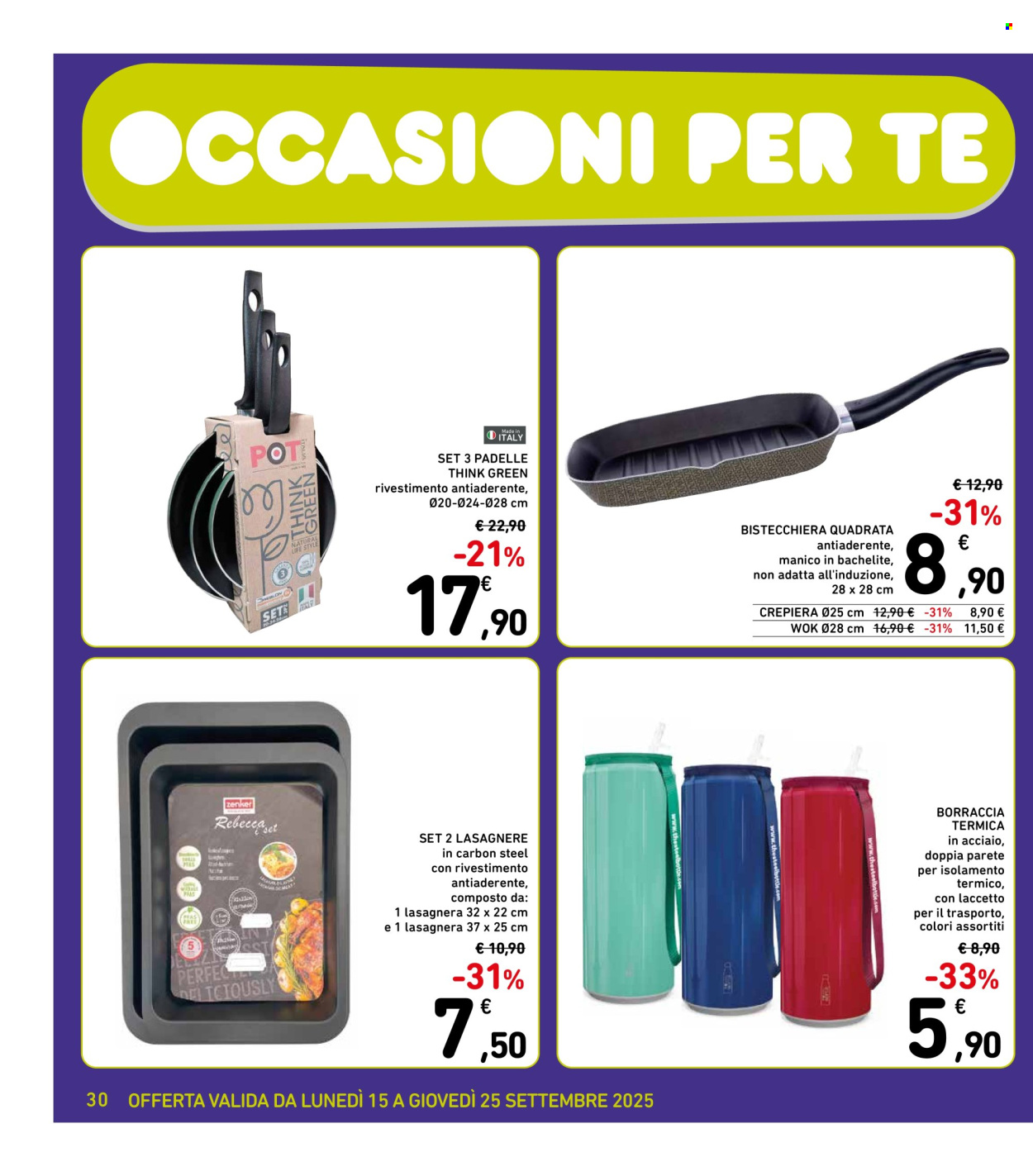 Volantino Spazio Conad - 15/9/2025 - 25/9/2025. Pagina 30