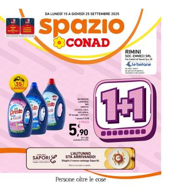 Volantino Spazio Conad - 15/9/2025 - 25/9/2025.