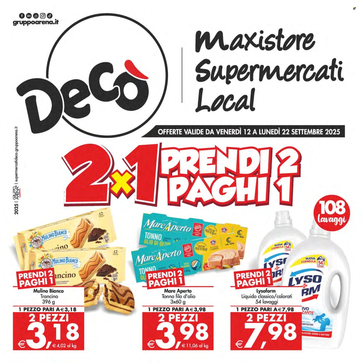 Volantino Deco - 12/9/2025 - 22/9/2025. Pagina 1