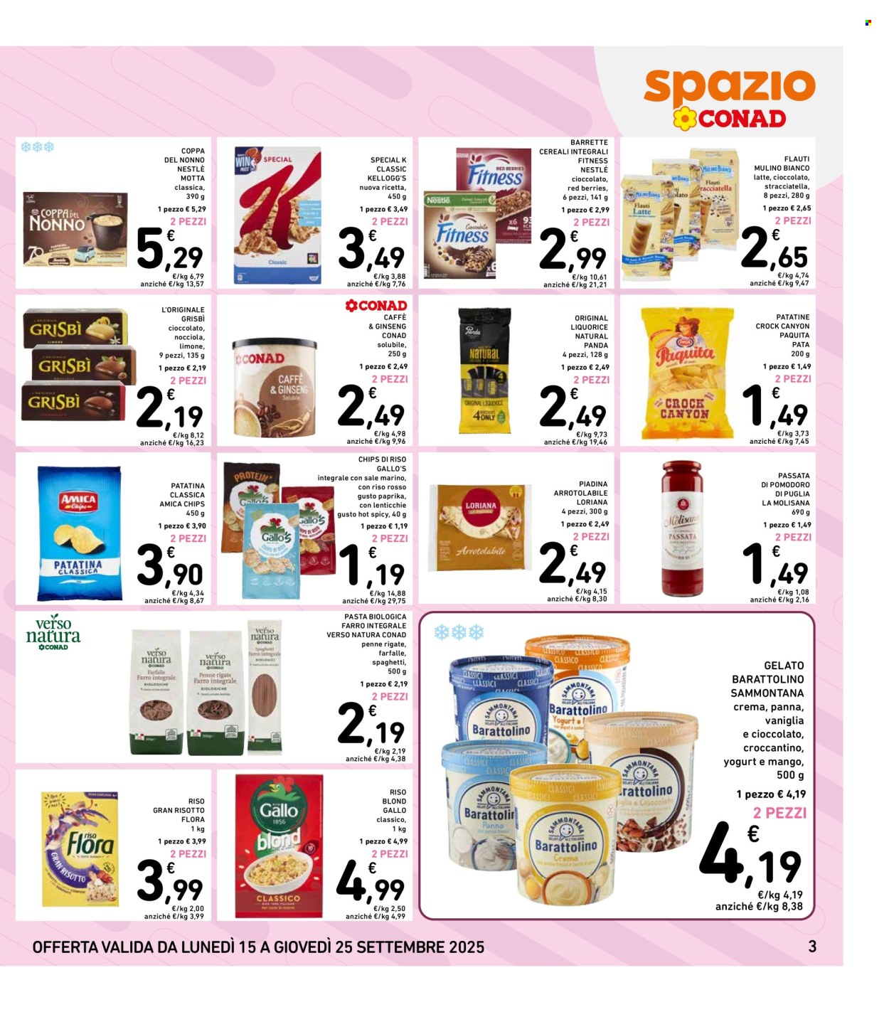 Volantino Spazio Conad - 15/9/2025 - 25/9/2025. Pagina 3