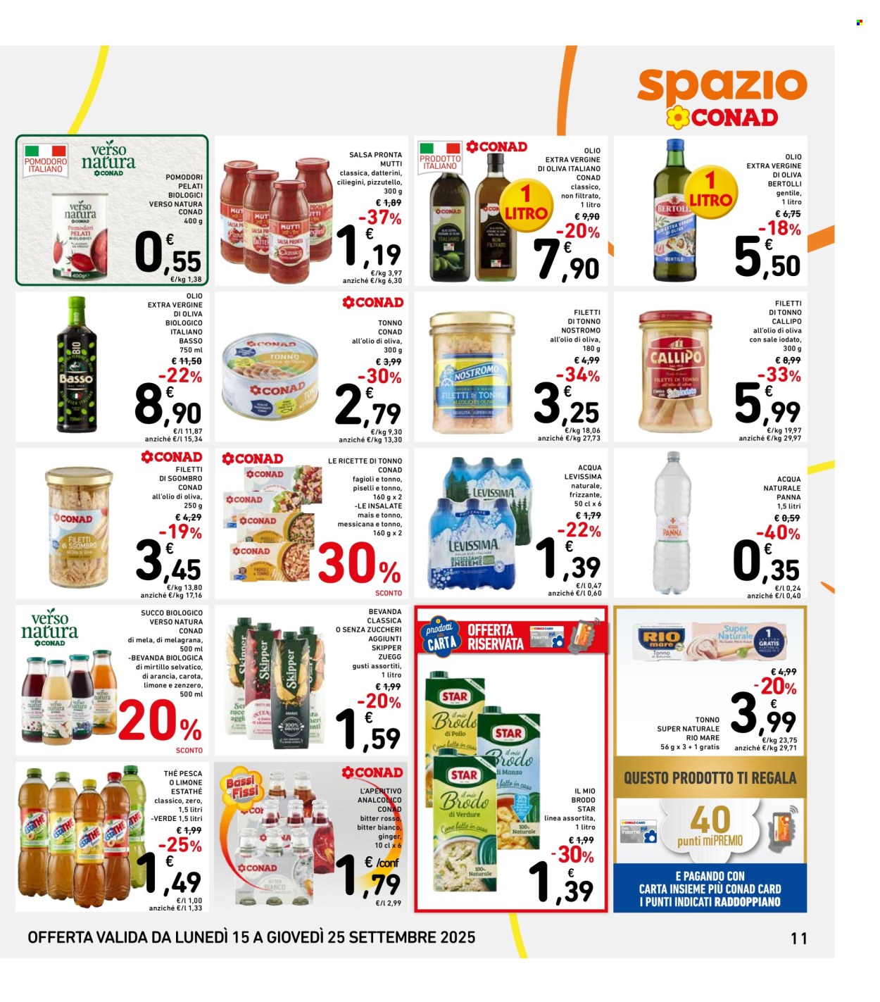 Volantino Spazio Conad - 15/9/2025 - 25/9/2025. Pagina 11