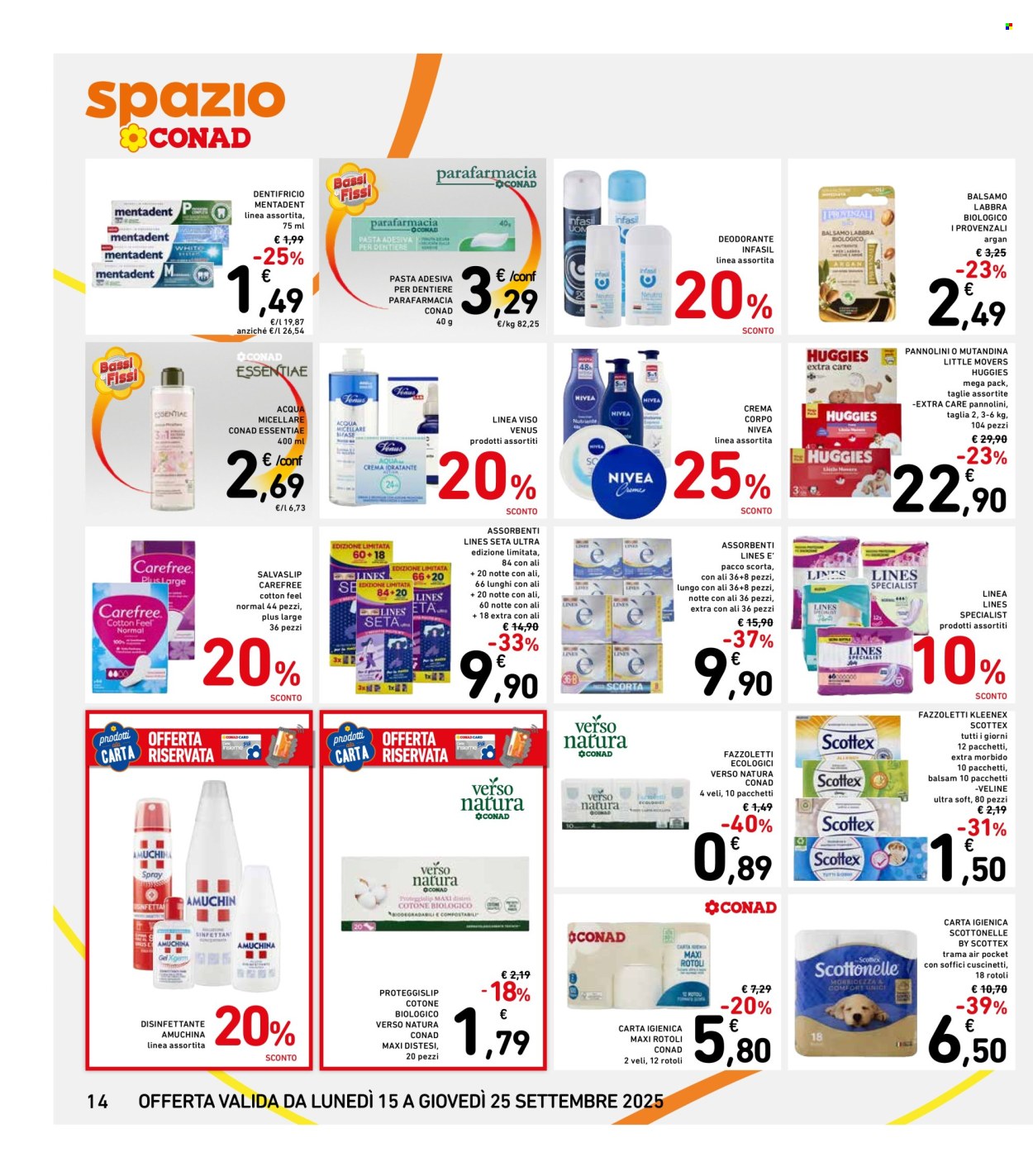 Volantino Spazio Conad - 15/9/2025 - 25/9/2025. Pagina 14