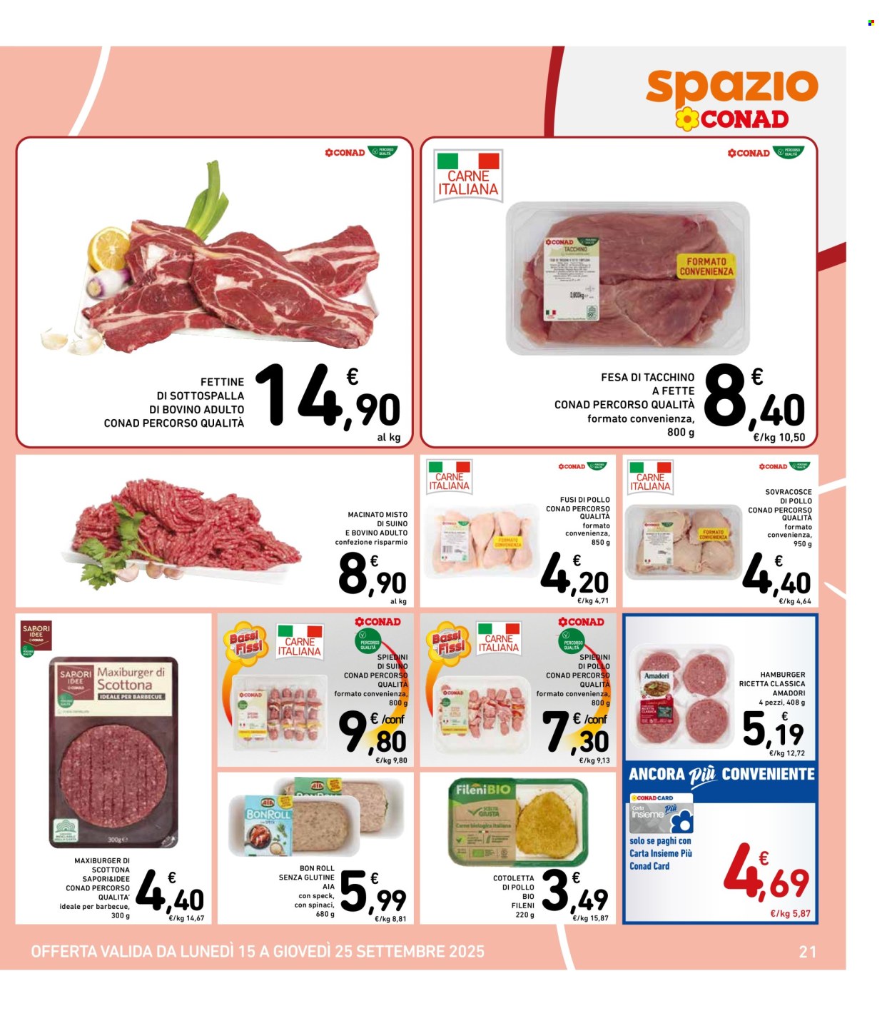 Volantino Spazio Conad - 15/9/2025 - 25/9/2025. Pagina 21