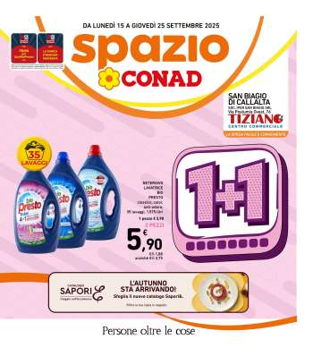 Volantino Spazio Conad - 15/9/2025 - 25/9/2025.