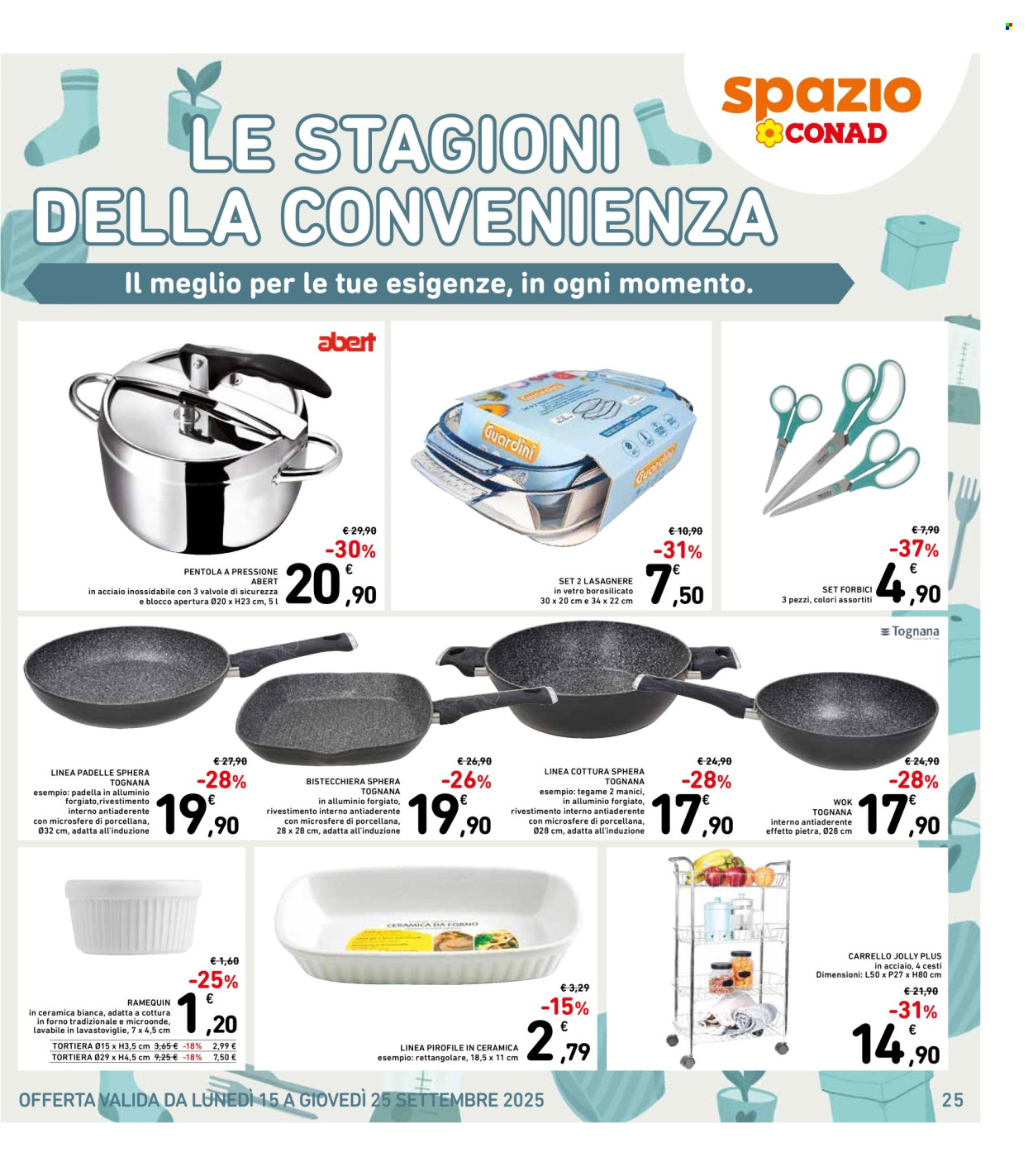 Volantino Spazio Conad - 15/9/2025 - 25/9/2025. Pagina 25