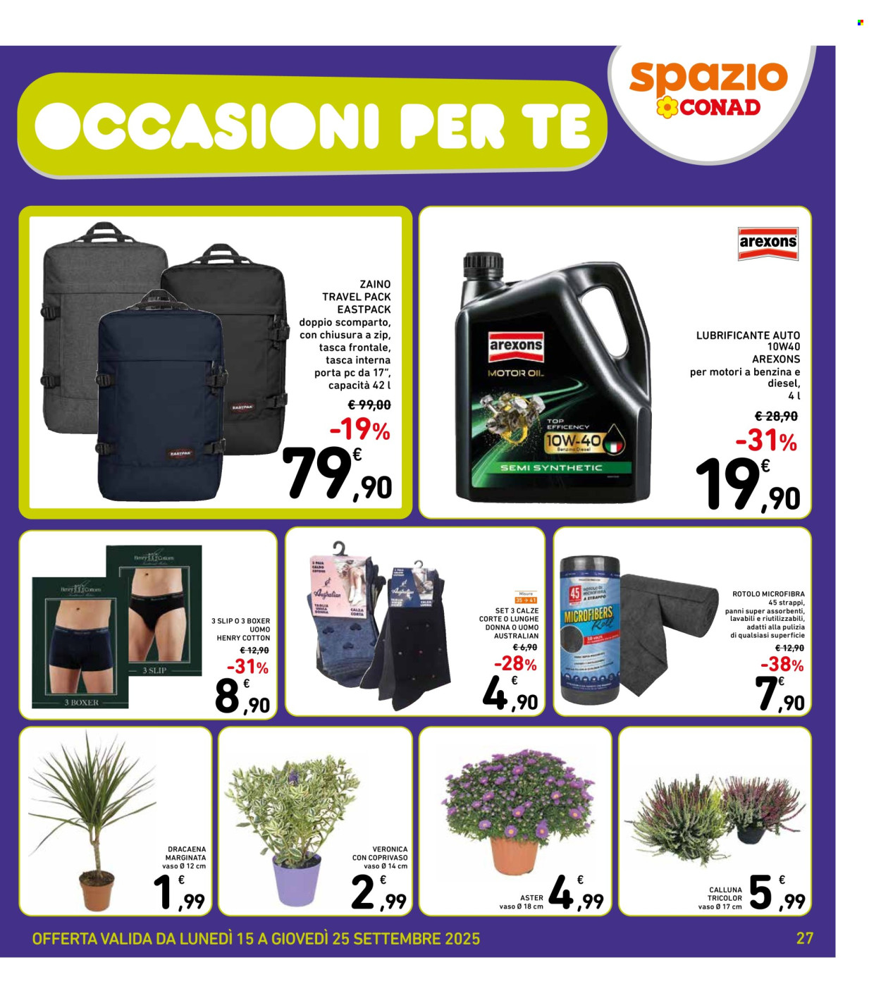 Volantino Spazio Conad - 15/9/2025 - 25/9/2025. Pagina 27