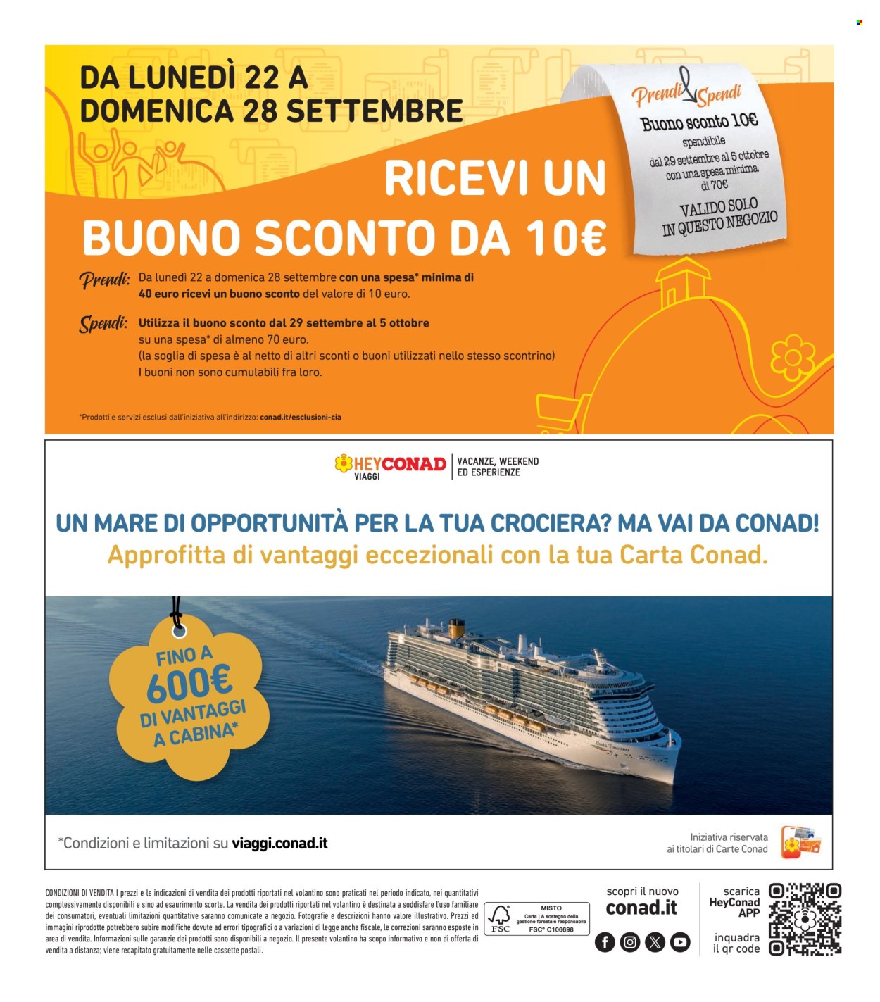 Volantino Spazio Conad - 15/9/2025 - 25/9/2025. Pagina 32