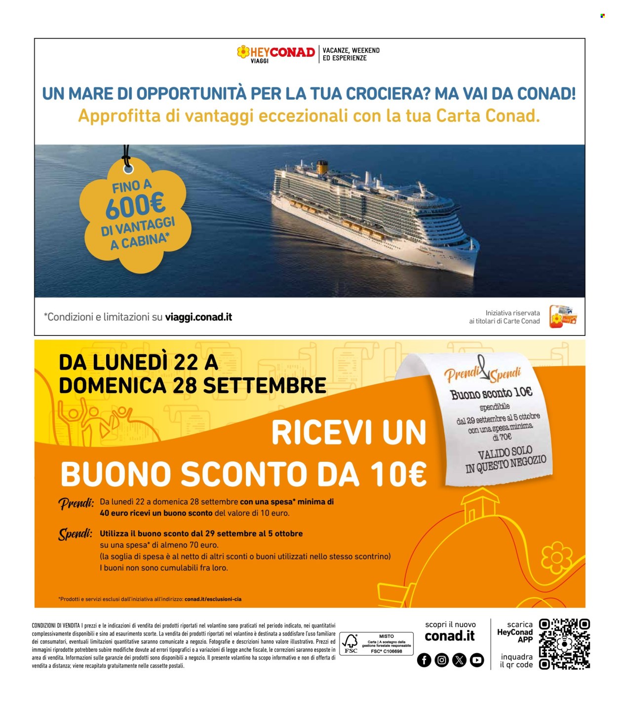 Volantino Spazio Conad - 15/9/2025 - 25/9/2025. Pagina 32