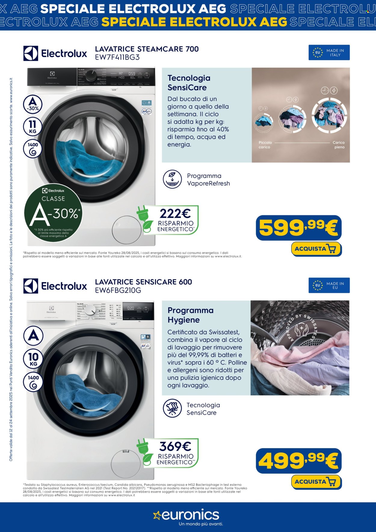 Volantino Euronics - 12/9/2025 - 24/9/2025. Pagina 4