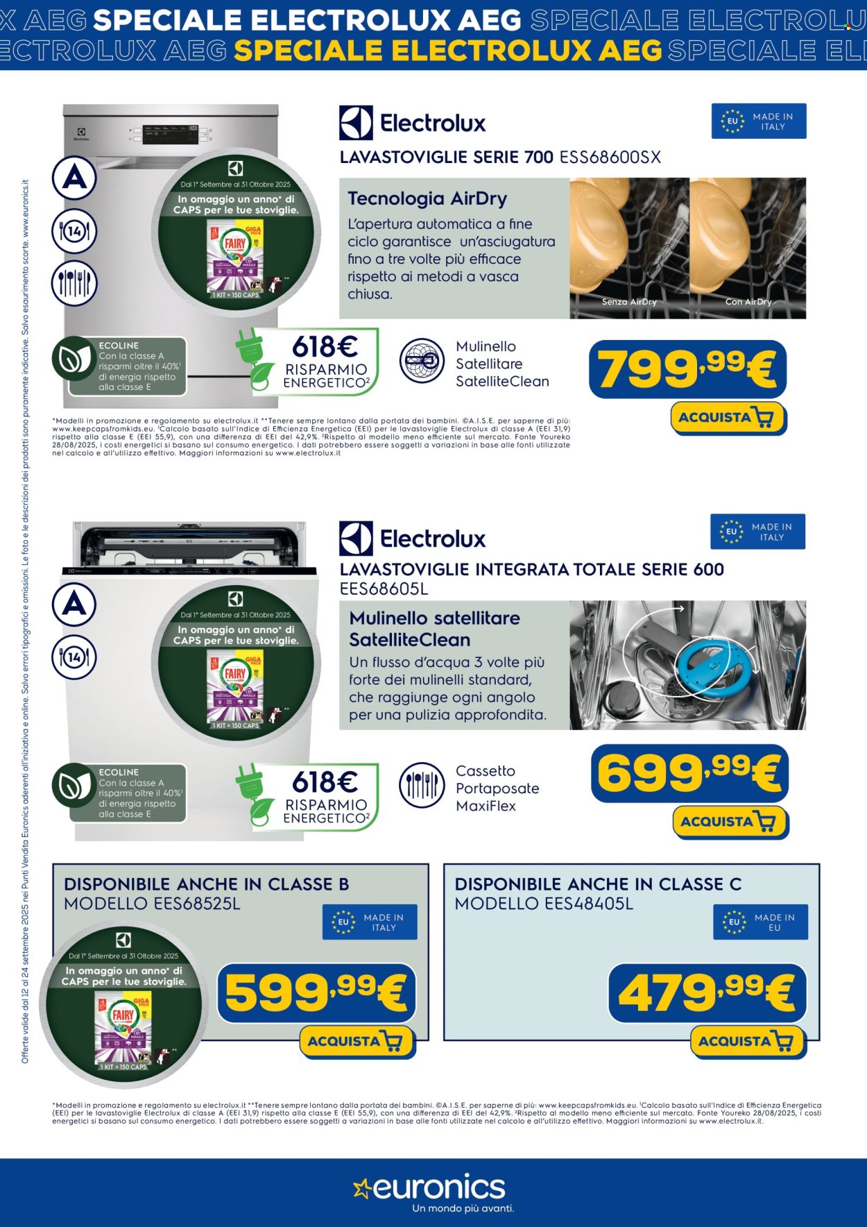 Volantino Euronics - 12/9/2025 - 24/9/2025. Pagina 7