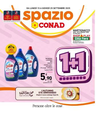 Volantino Spazio Conad - 15/9/2025 - 25/9/2025.