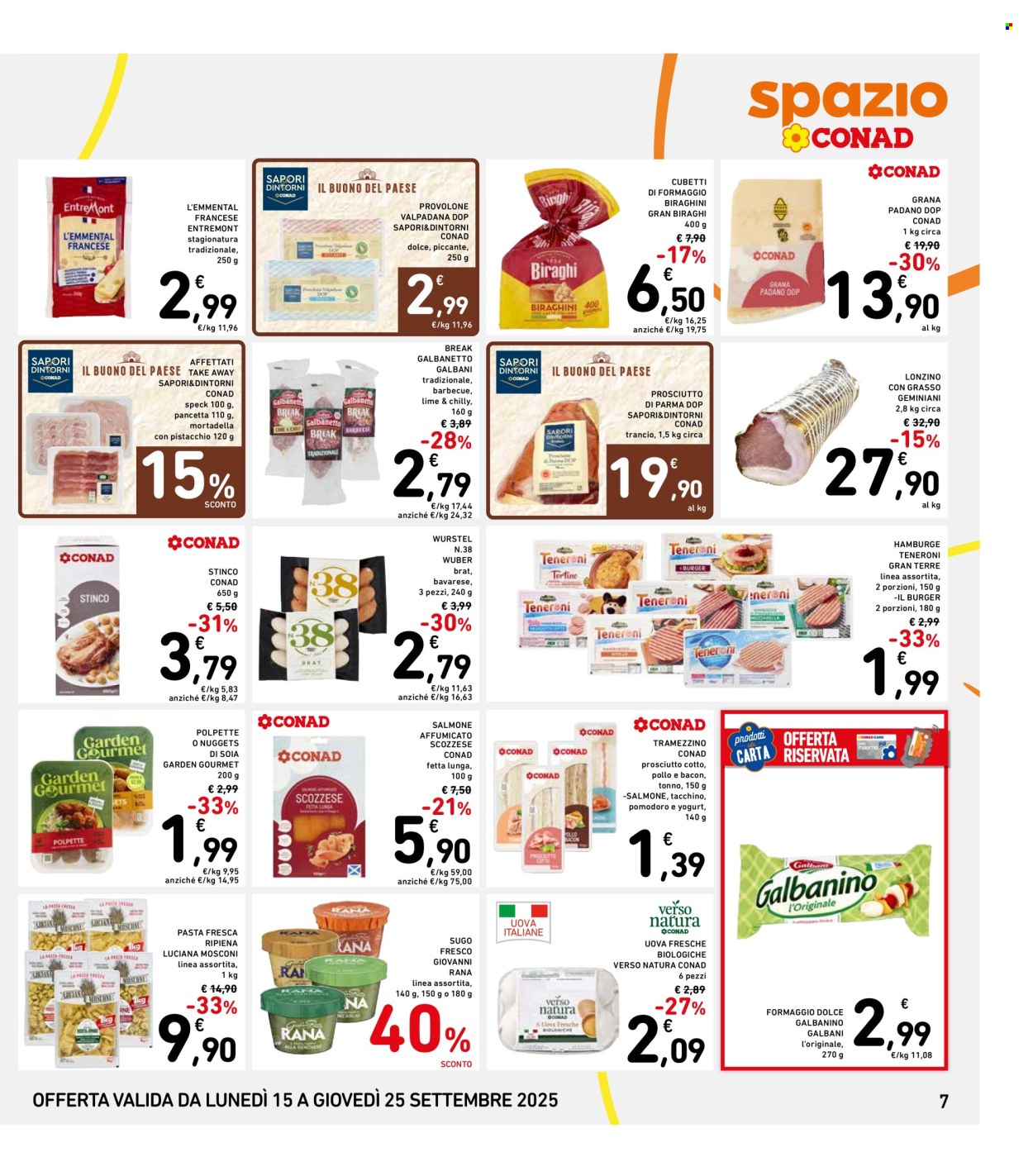 Volantino Spazio Conad - 15/9/2025 - 25/9/2025. Pagina 7