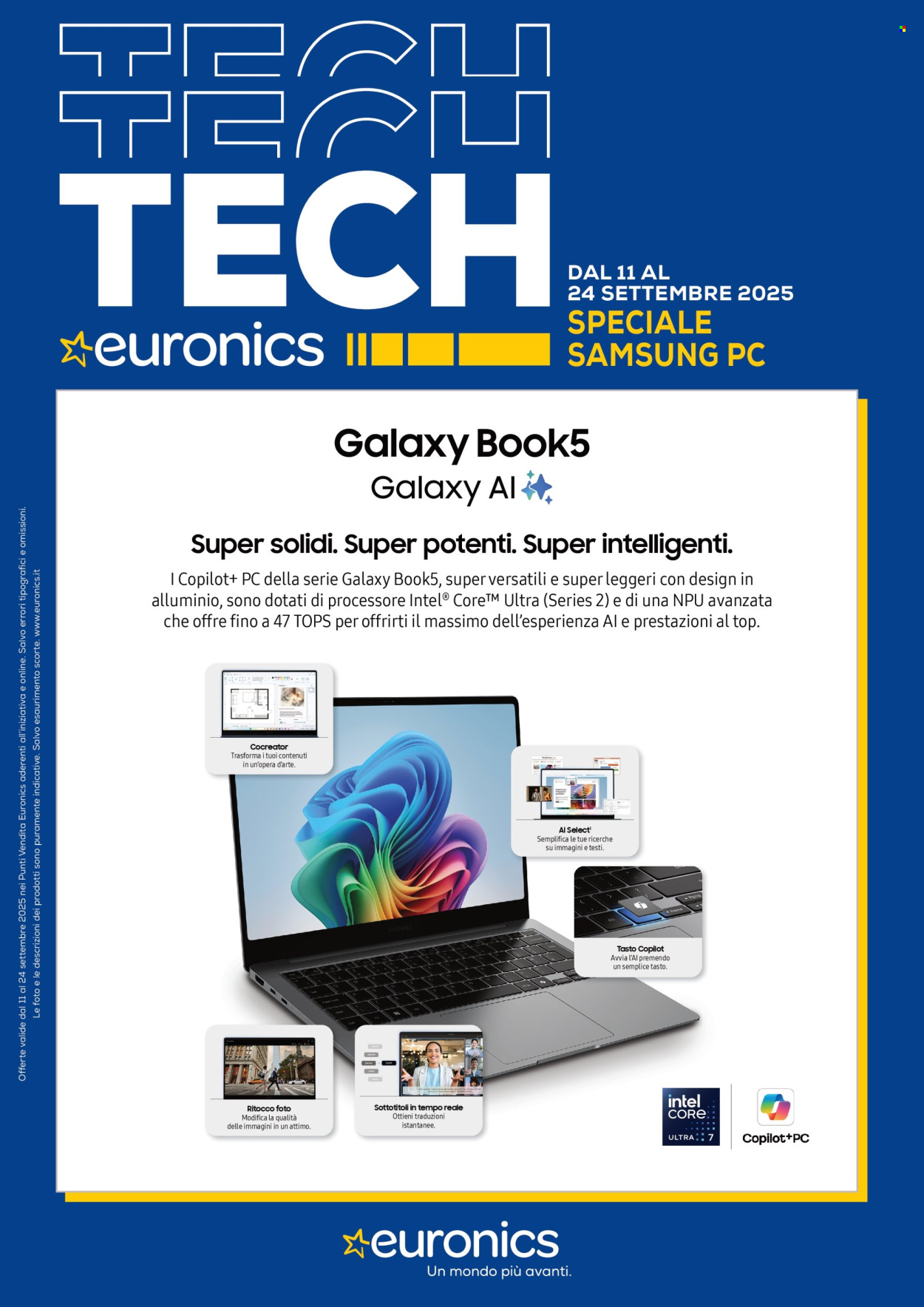 Volantino Euronics - 11/9/2025 - 24/9/2025. Pagina 1