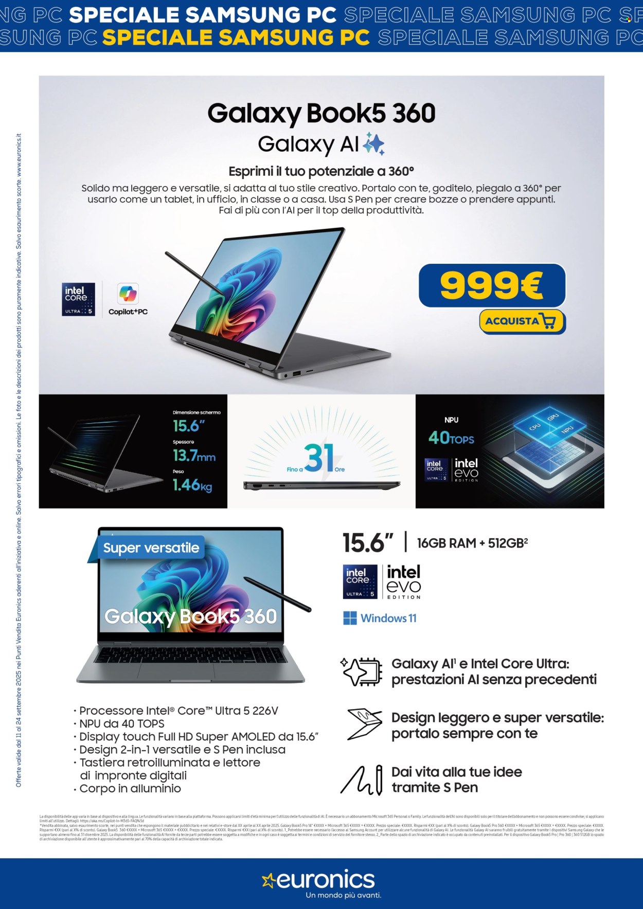 Volantino Euronics - 11/9/2025 - 24/9/2025. Pagina 2
