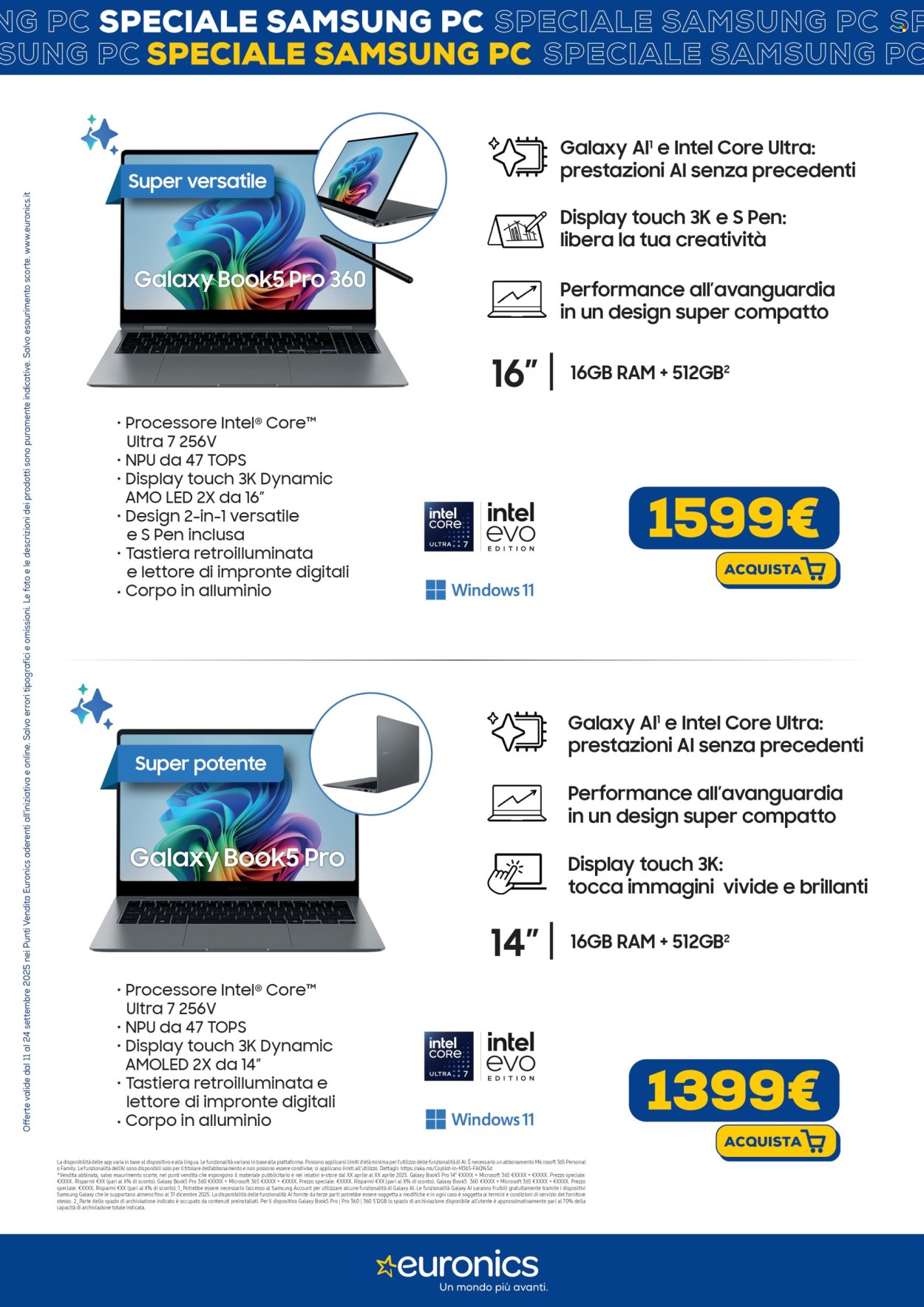 Volantino Euronics - 11/9/2025 - 24/9/2025. Pagina 3
