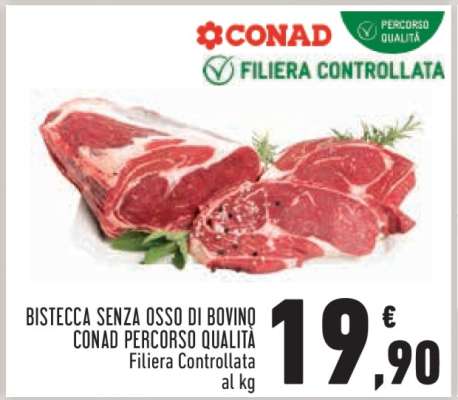 BISTECCA SENZA OSSO DI BOVINO