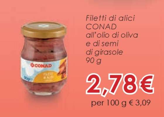 Filetti di alici CONAD