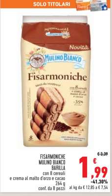 Fisarmoniche Mulino Bianco Barilla