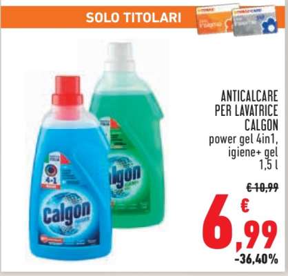 Anticalcare per lavatrice Calgon