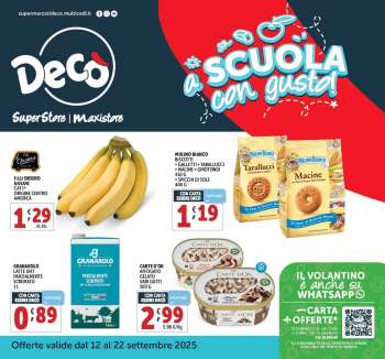 Volantino Deco - 12/9/2025 - 22/9/2025.