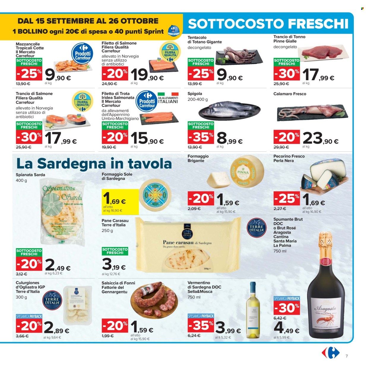 Volantino Carrefour - 15/9/2025 - 25/9/2025. Pagina 7