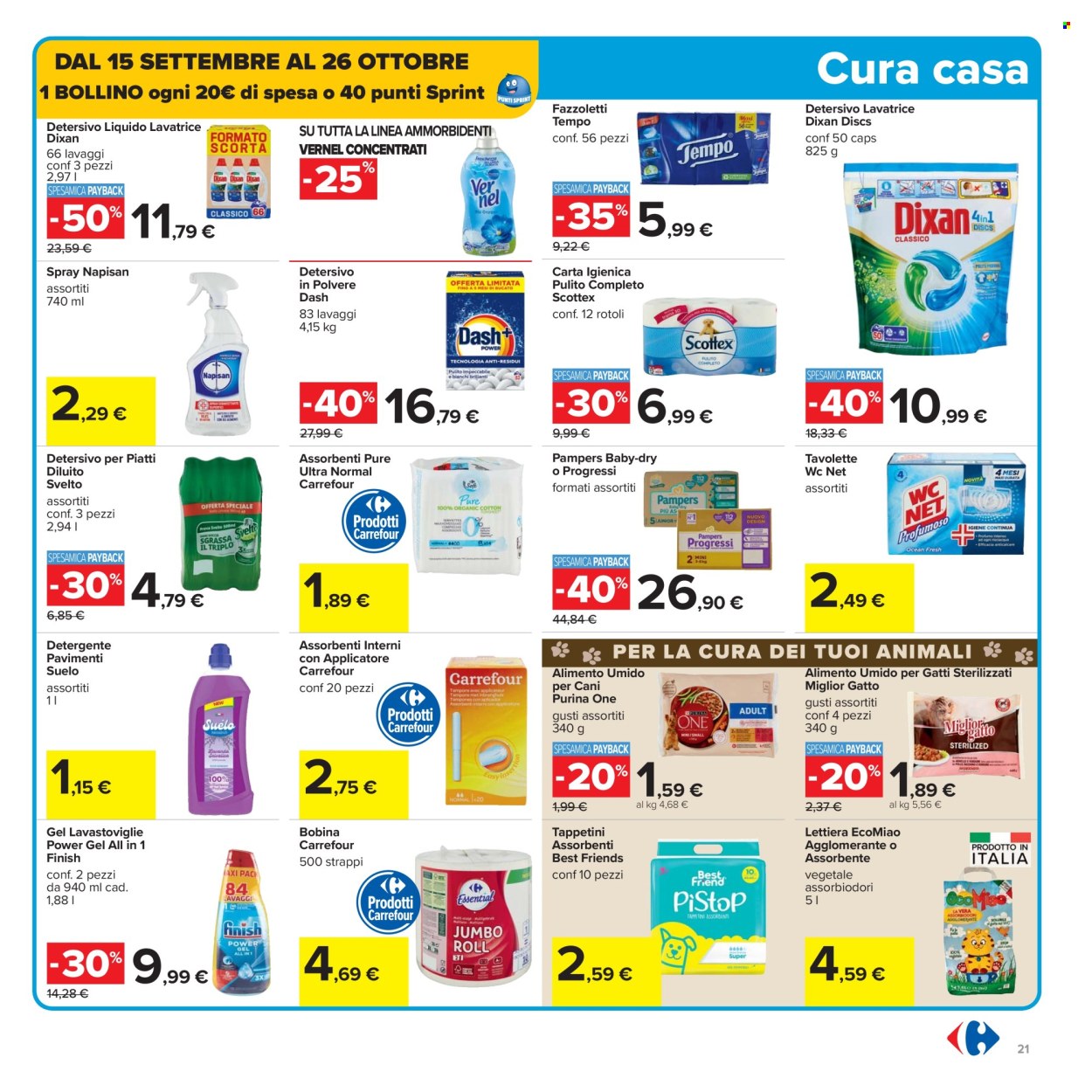 Volantino Carrefour - 15/9/2025 - 25/9/2025. Pagina 21