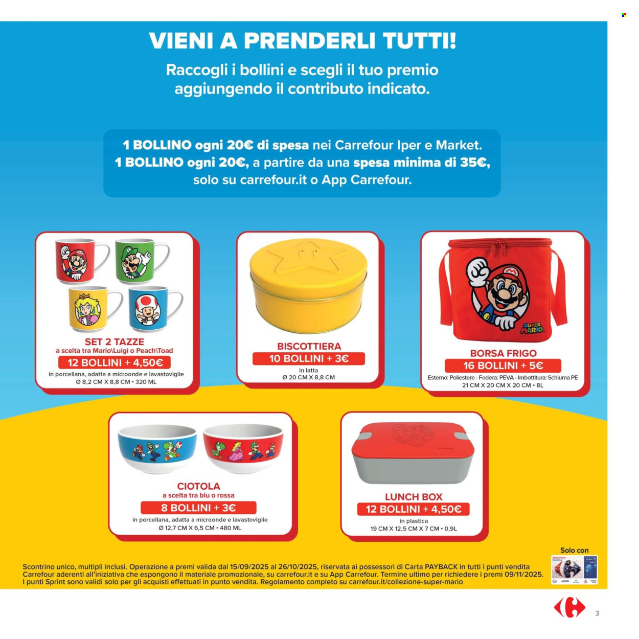 Volantino Carrefour - 15/9/2025 - 25/9/2025. Pagina 3
