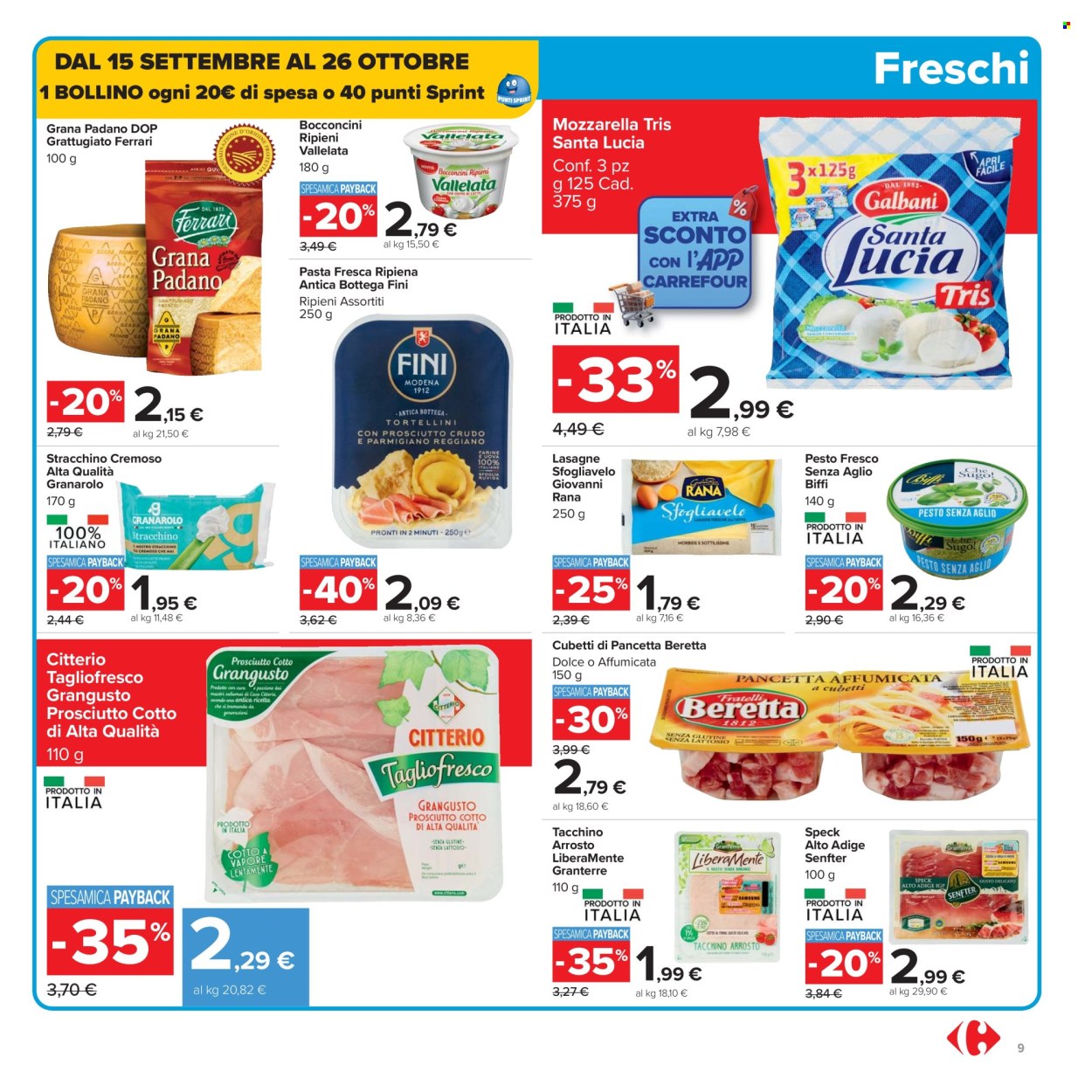 Volantino Carrefour - 15/9/2025 - 25/9/2025. Pagina 9