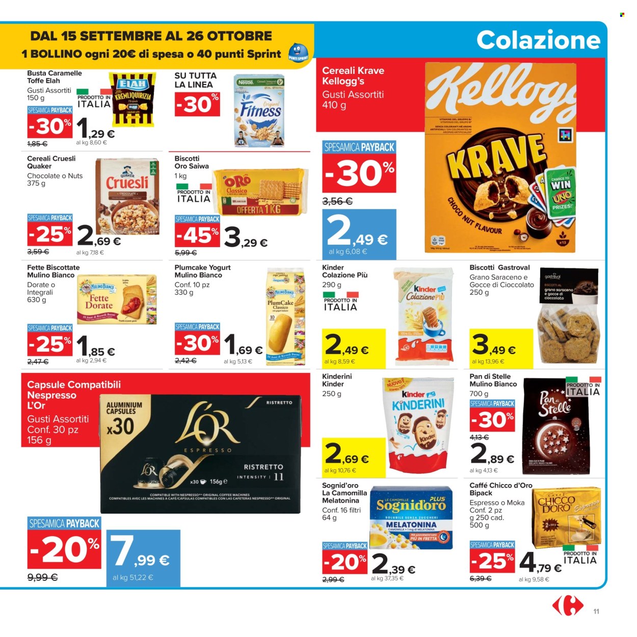 Volantino Carrefour - 15/9/2025 - 25/9/2025. Pagina 11