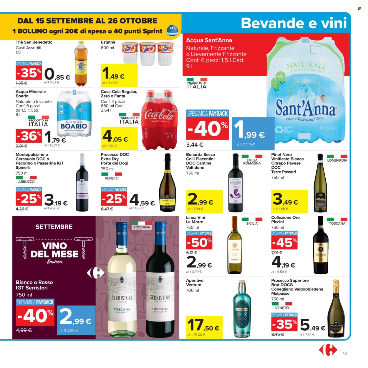 Volantino Carrefour - 15/9/2025 - 25/9/2025. Pagina 13