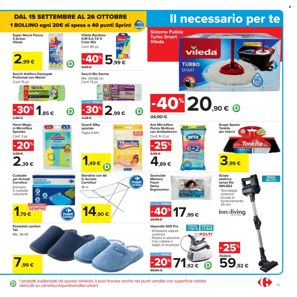 Volantino Carrefour - 15/9/2025 - 25/9/2025. Pagina 17