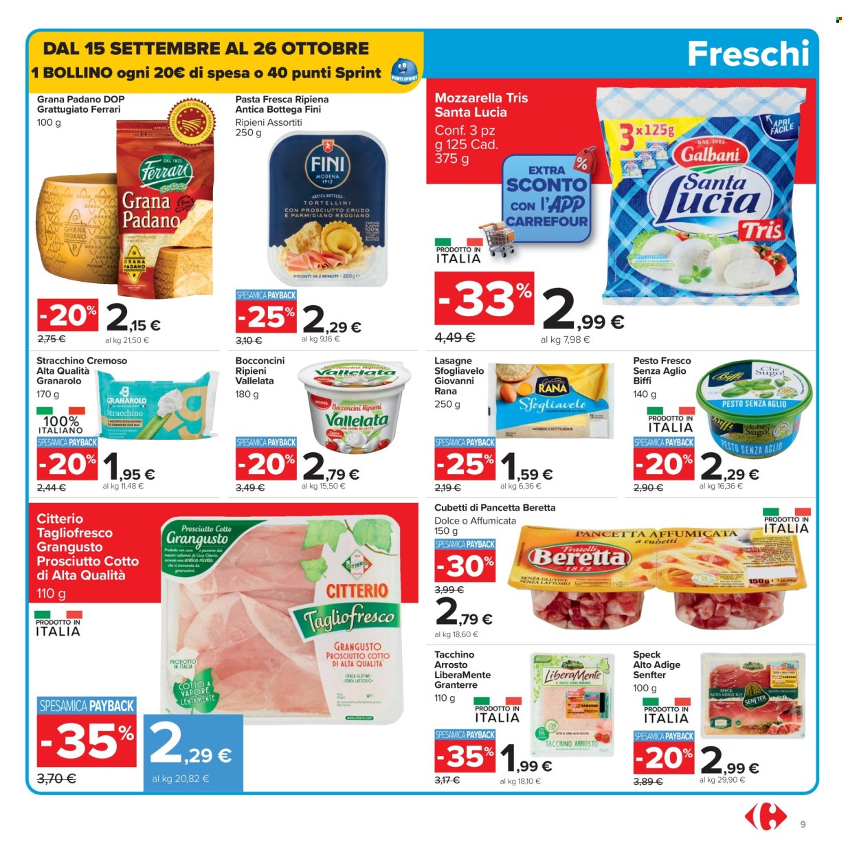 Volantino Carrefour - 15/9/2025 - 25/9/2025. Pagina 9