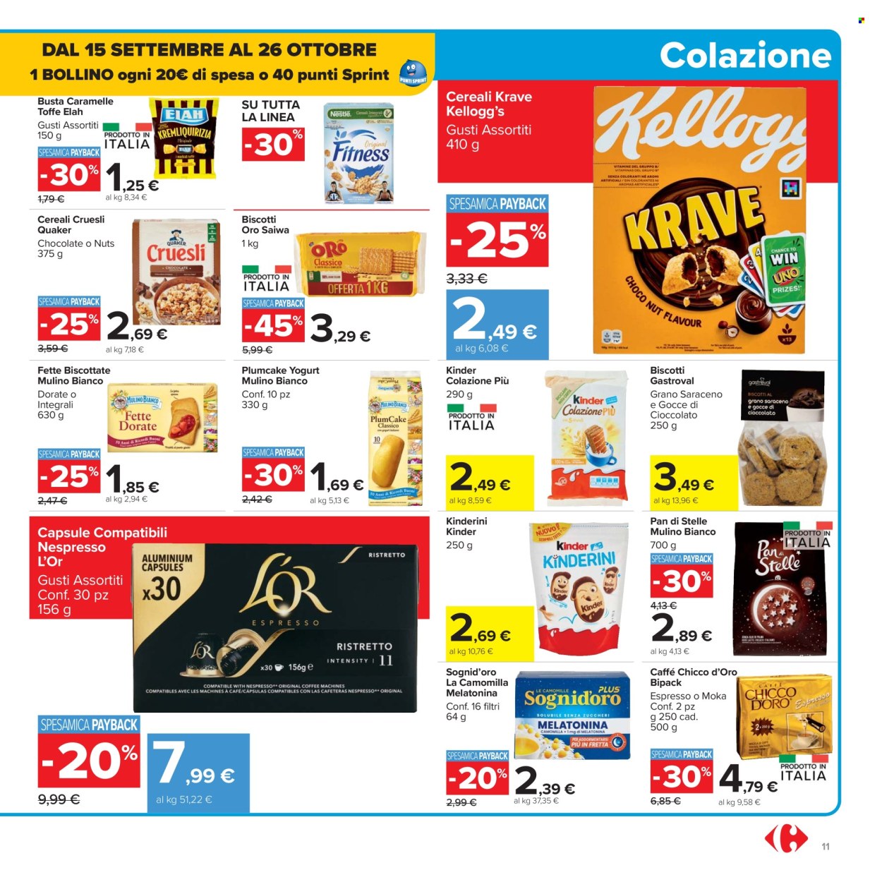 Volantino Carrefour - 15/9/2025 - 25/9/2025. Pagina 11