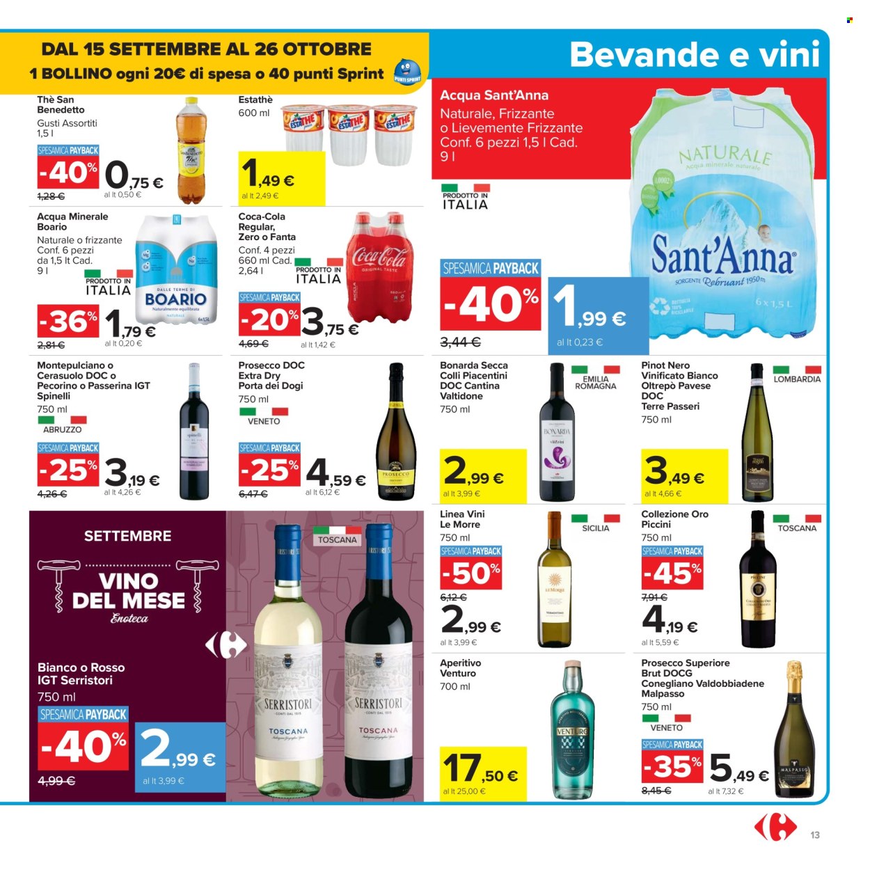 Volantino Carrefour - 15/9/2025 - 25/9/2025. Pagina 13