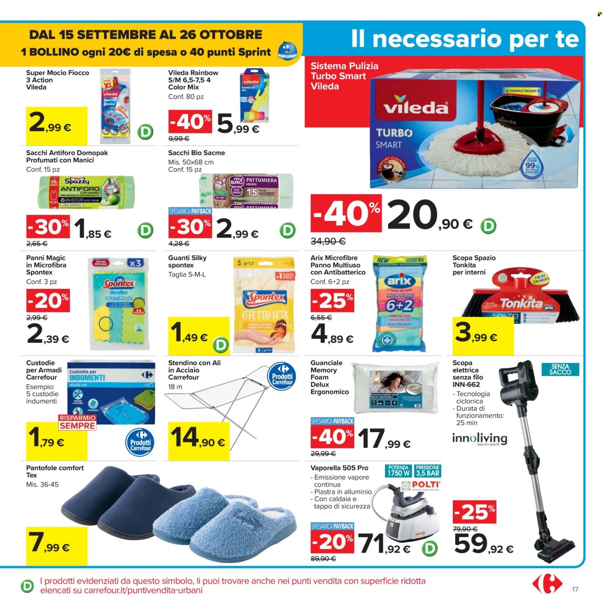 Volantino Carrefour - 15/9/2025 - 25/9/2025. Pagina 17