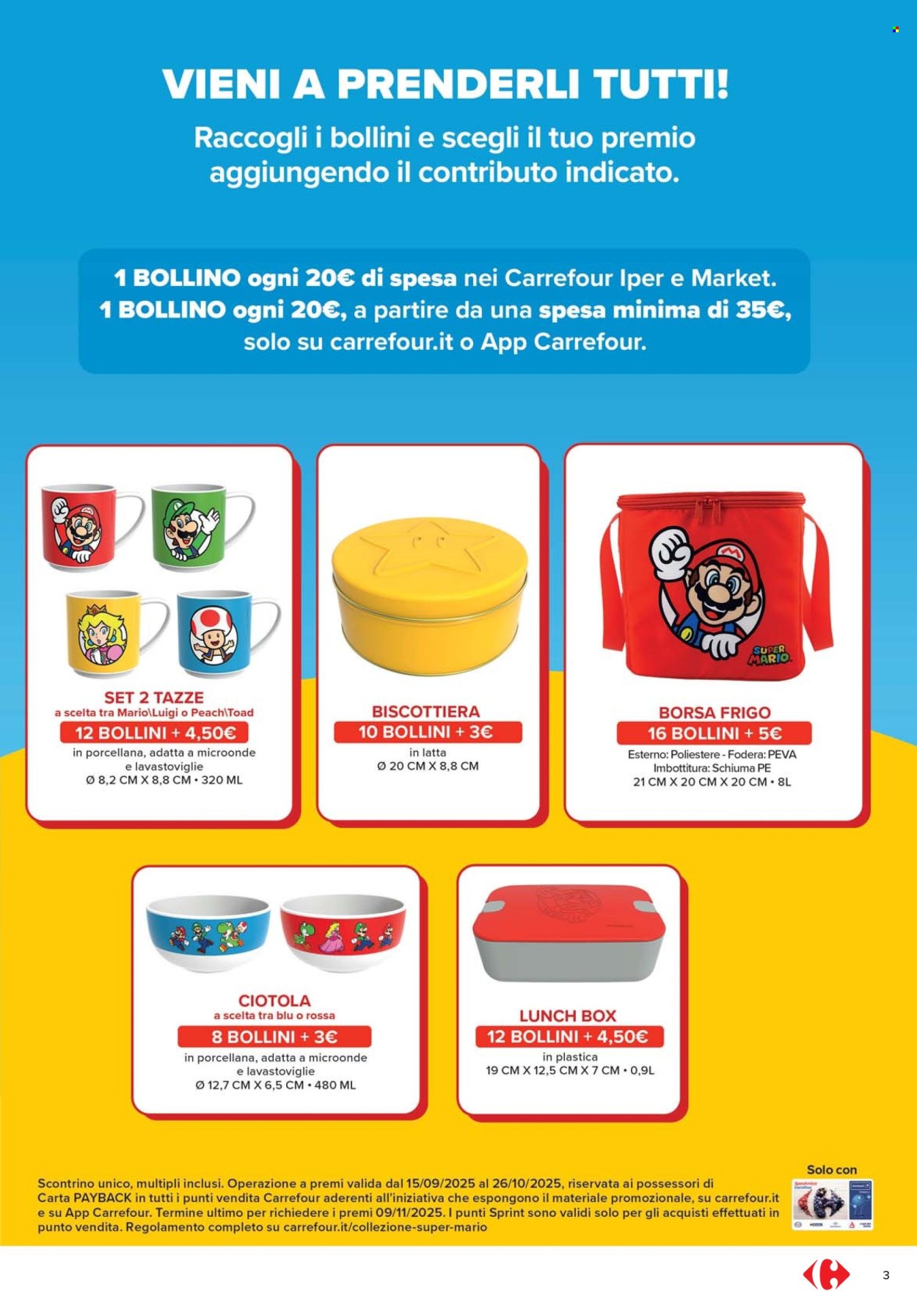 Volantino Carrefour - 15/9/2025 - 25/9/2025. Pagina 3