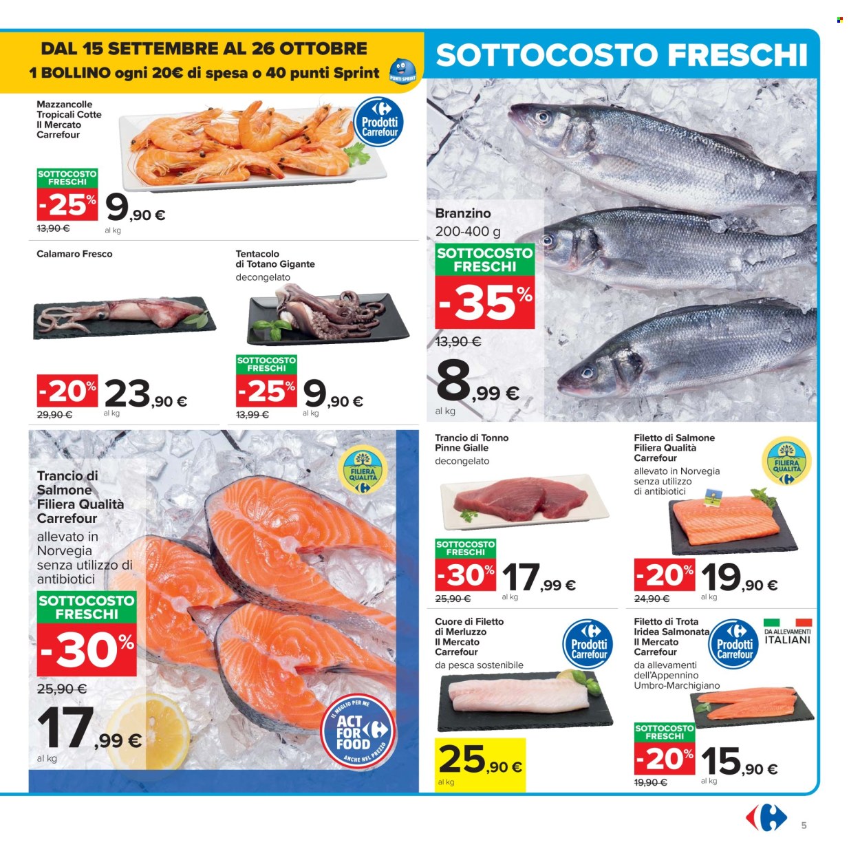 Volantino Carrefour - 15/9/2025 - 25/9/2025. Pagina 5