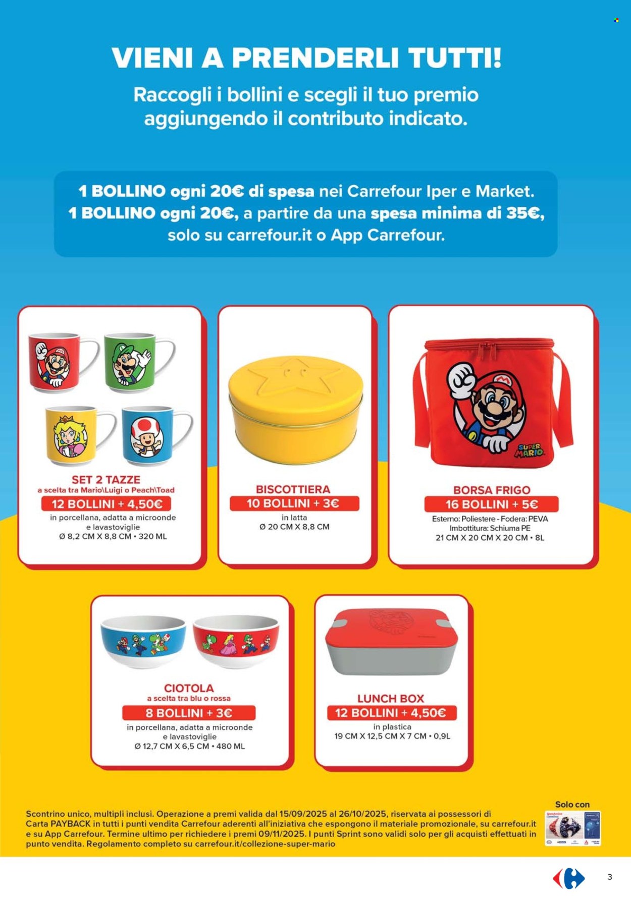 Volantino Carrefour - 15/9/2025 - 25/9/2025. Pagina 3