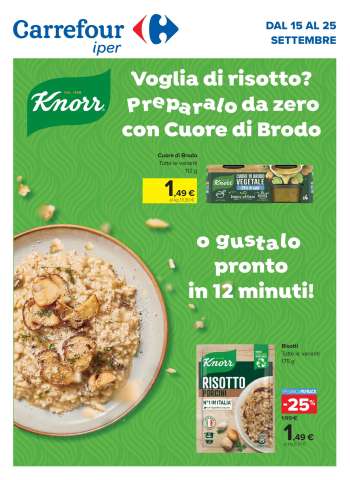 Volantino Carrefour - 15/9/2025 - 25/9/2025.