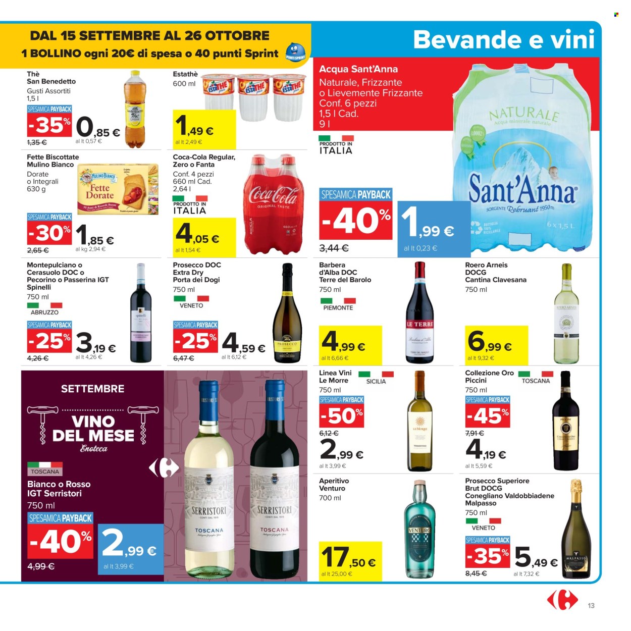 Volantino Carrefour - 15/9/2025 - 25/9/2025. Pagina 13