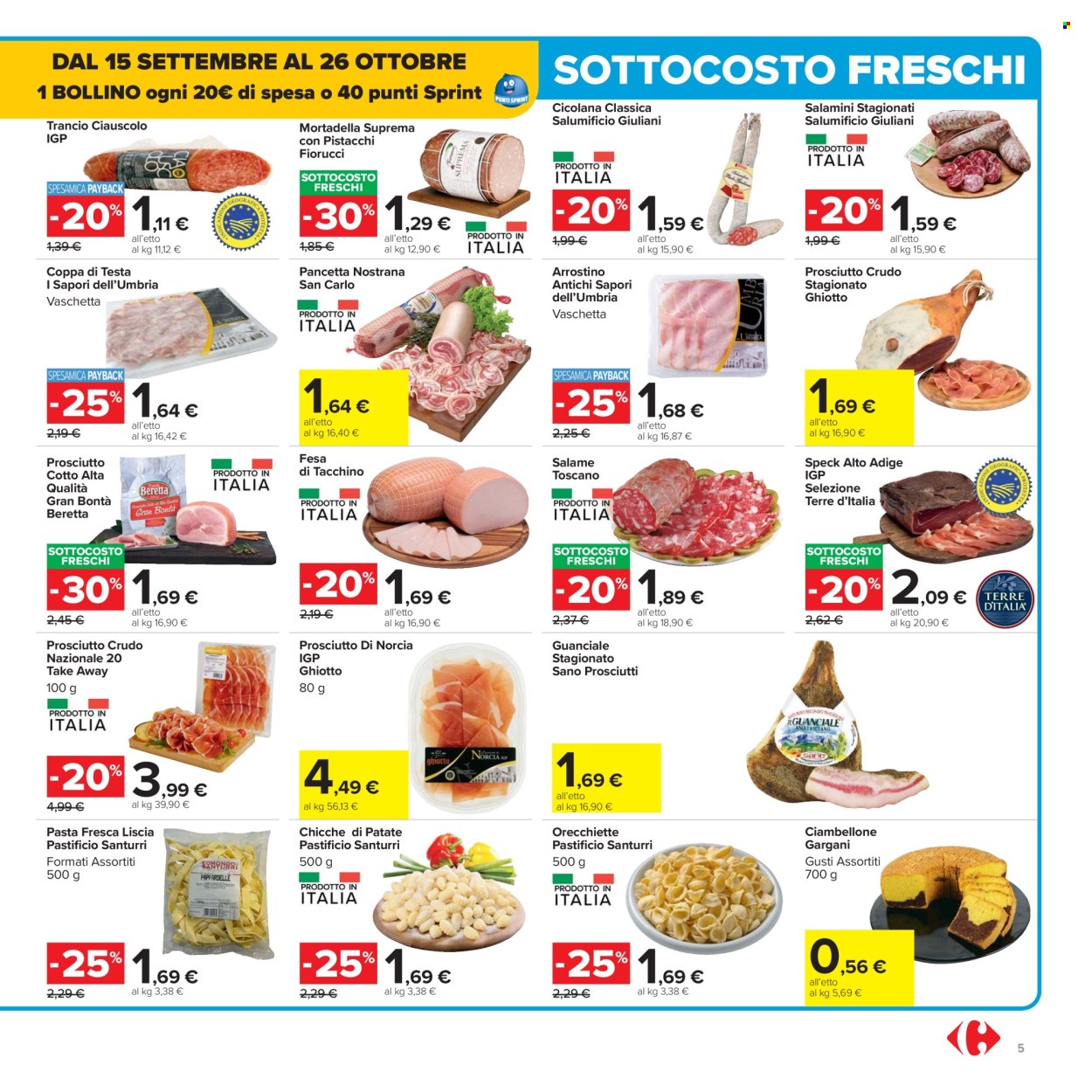 Volantino Carrefour - 15/9/2025 - 25/9/2025. Pagina 5