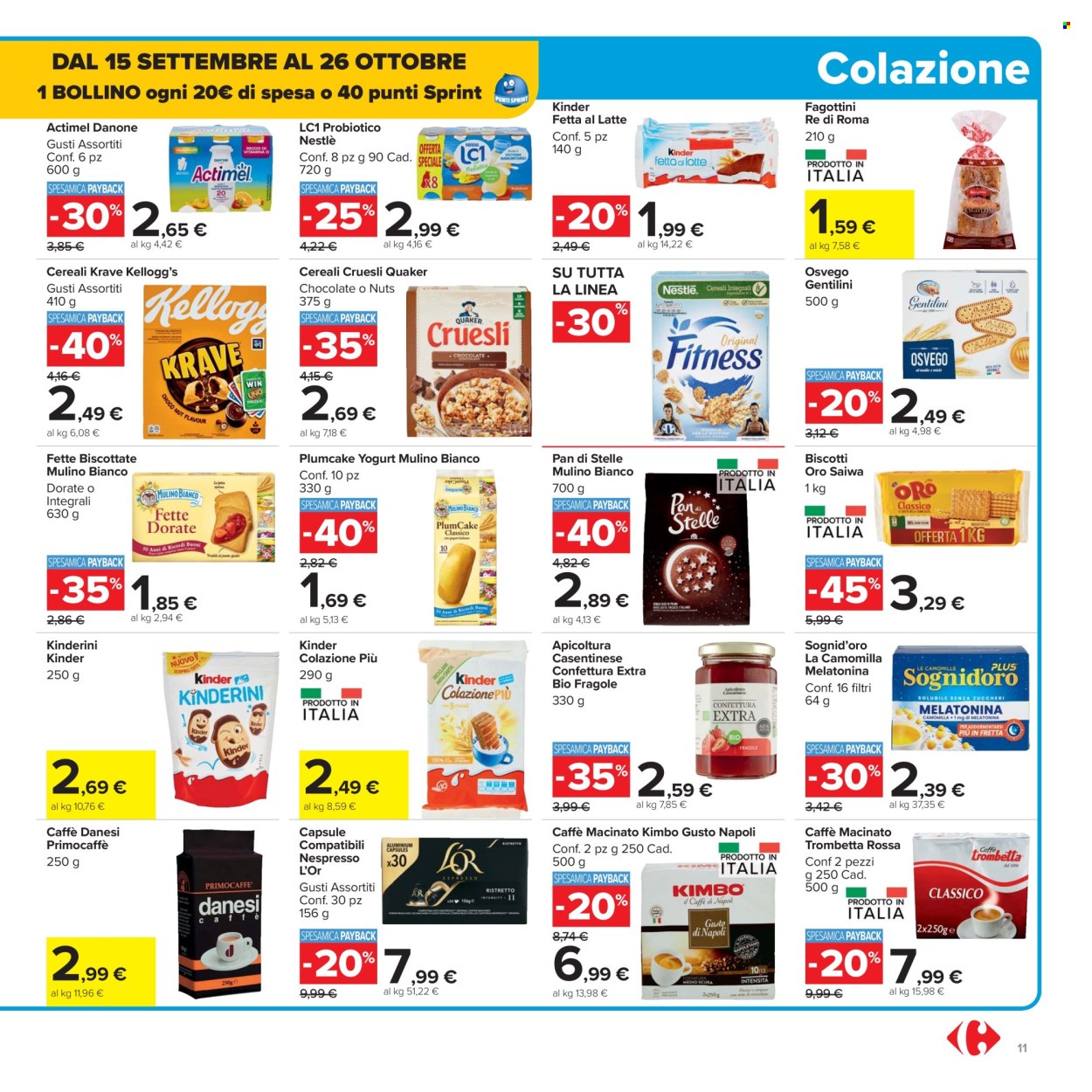 Volantino Carrefour - 15/9/2025 - 25/9/2025. Pagina 11
