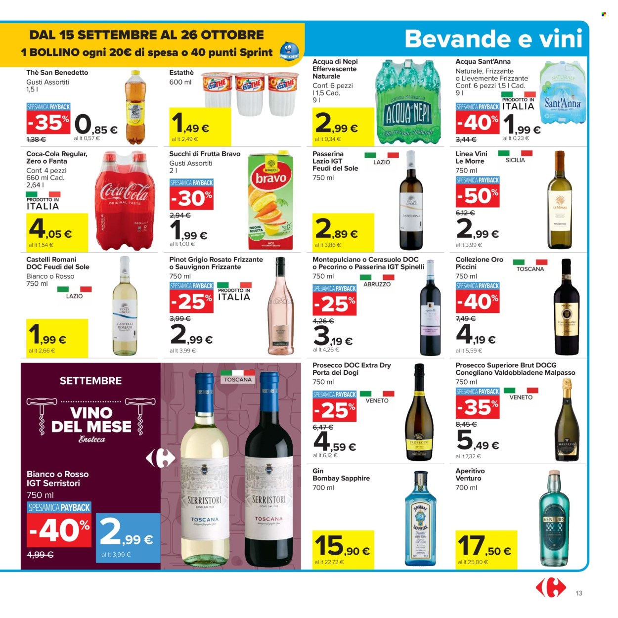 Volantino Carrefour - 15/9/2025 - 25/9/2025. Pagina 13